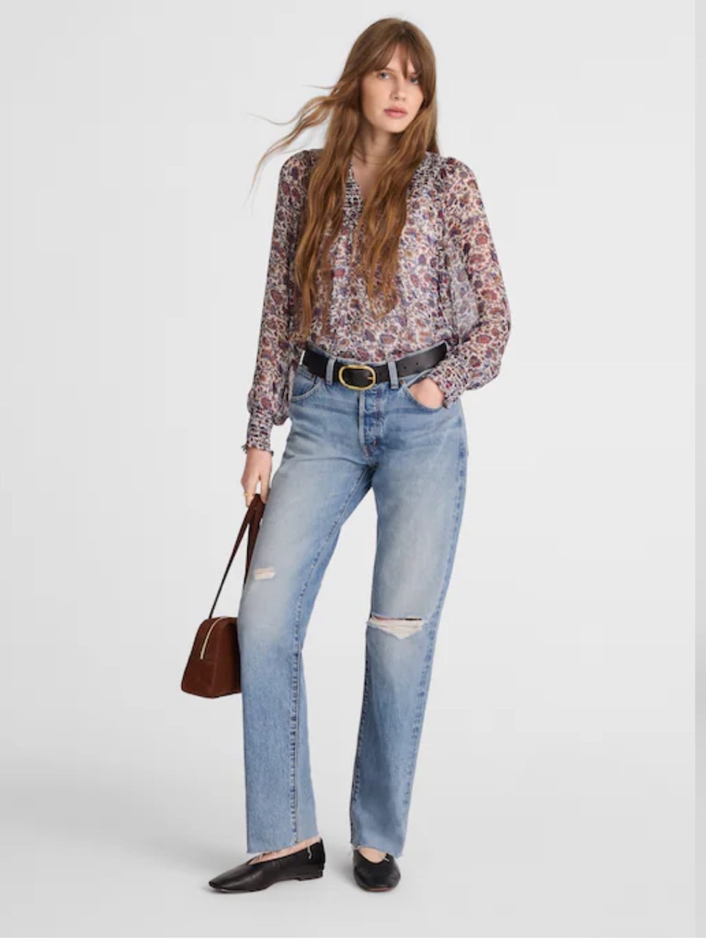 Madewell the dean easy straight Jean size 26P new rigid 100% cotton